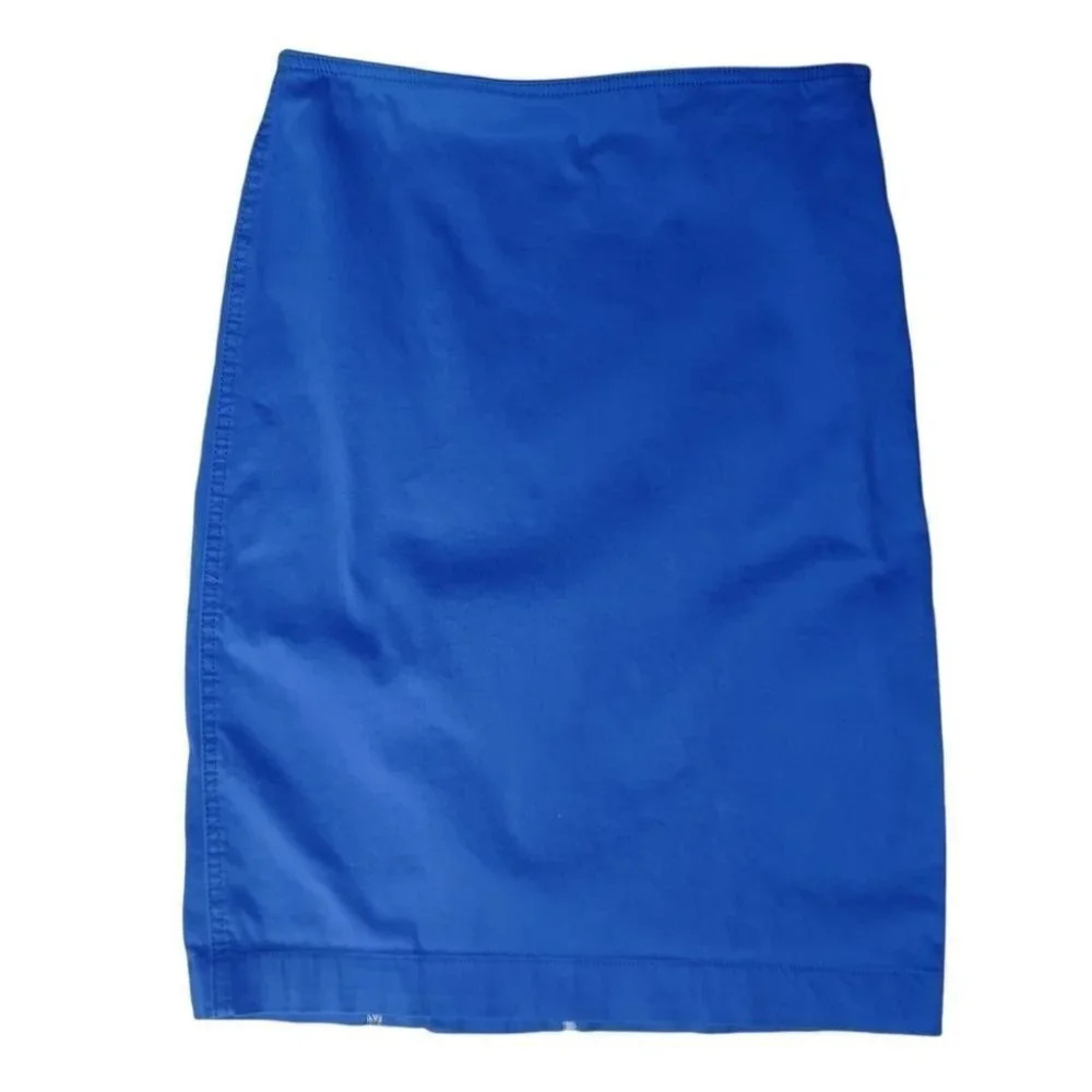 Tristan Pencil Skirt Stretch Royal  Blue 4